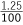 100分の1.25