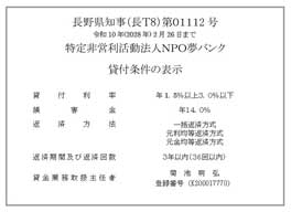 貸金業看板